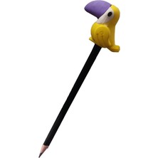 Artlantis Papagan Başlıklı Kurşun Kalem 1 Adet Cem Dolphin Papagan Figürlü Kurşun Kalem Siyah Renk Hediye Kurşun Kalem