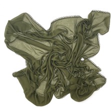 Naz Ipek 10'lu Set Kenarları Oyalı %100 Pamuklu Yazma 100X100CM Eşarp Toptan Dağıtmalık