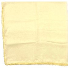 Naz Ipek Kenarları Oyalı %100 Pamuklu Yazma 100X100CM Eşarp