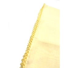 Naz Ipek Kenarları Oyalı %100 Pamuklu Yazma 100X100CM Eşarp