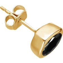 Sirius Pırlanta 0,70 Karat Siyah Pırlanta Tektaş Erkek Küpesi 0402E0005