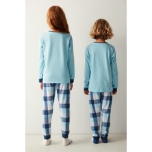 Penti Çocuk Family Formula Slogan Baskılı Pijama Takımı