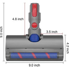 Gui xulian V7 V8 V10 V11 V15 Elektrikli Süpürgeler Için Yedek Rulo Fırça Çubuğu LED Farlar Zemin Fırçası Eki (Yurt Dışından)