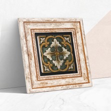 Pinecone Stone Desen Çerçeveli Taş Duvar Tablosu – Dekoratif Modern Sanat, Ev ve Ofis Dekoru |TK1-102|