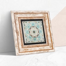 Pinecone Stone Desen Çerçeveli Taş Duvar Tablosu – Dekoratif Modern Sanat, Ev ve Ofis Dekoru |TK1-76|