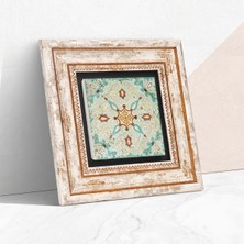 Pinecone Stone Desen Çerçeveli Taş Duvar Tablosu – Dekoratif Modern Sanat, Ev ve Ofis Dekoru |TK1-78|