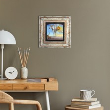 Pinecone Salvador Dalí Aziz Antonius'un Baştan Çıkarılışı Taş Duvar Tablosu Çerçeveli Duvar Dekoru Wall Art T1-306