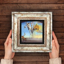 Pinecone Salvador Dalí Aziz Antonius'un Baştan Çıkarılışı Taş Duvar Tablosu Çerçeveli Duvar Dekoru Wall Art T1-306