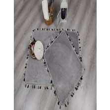 My Evilla Modern Dekoratif Multi Saçaklı Klozet Takımı 60X100