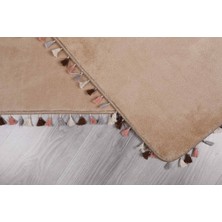My Evilla Modern Dekoratif Multi Saçaklı Klozet Takımı 60X100