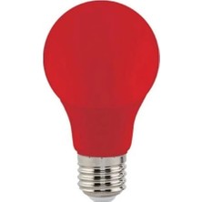 Full Reyon 5 Adet K2 Kırmızı Işık 5 Watt LED Gece Lambası Ampulü, E27 Duylu Ağaç Feneri Ampulü
