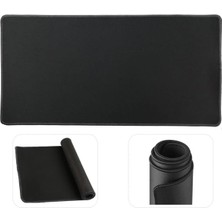 Noyiska 70CMX30CM Siyah Mouse Pad Kaydırmaz Mousepad Uzun Klavye Fare Altlığı Siyah Baskısız Gamer Mouse Pad