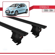 AccessoryPart Citroen C1 2005-2014 Arası ile Uyumlu Ace-4 Ara Atkı Tavan Barı Siyah