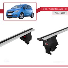 AccessoryPart Opel / Vauxhall Agila (B) 2007-2015 Arası ile Uyumlu Ace-4 Ara Atkı Tavan Barı Gri