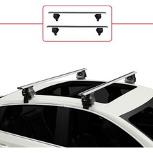 AccessoryPart Jaguar Xf 2021 ve Sonrası ile Uyumlu Ace-4 Ara Atkı Tavan Barı Gri