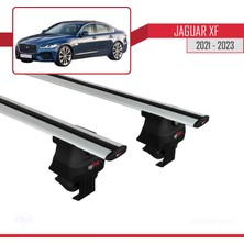 AccessoryPart Jaguar Xf 2021 ve Sonrası ile Uyumlu Ace-4 Ara Atkı Tavan Barı Gri