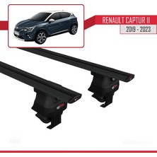 AccessoryPart Renault Captur Iı 2019 ve Sonrası ile Uyumlu Ace-4 Ara Atkı Tavan Barı Siyah