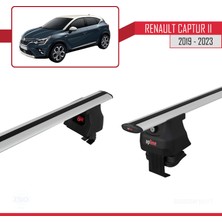AccessoryPart Renault Captur Iı 2019 ve Sonrası ile Uyumlu Ace-4 Ara Atkı Tavan Barı Gri