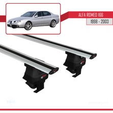 AccessoryPart Alfa Romeo 166 1998-2003 Arası ile Uyumlu Ace-4 Ara Atkı Tavan Barı Gri