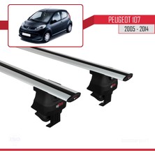 AccessoryPart Peugeot 107 2005-2014 Arası ile Uyumlu Ace-4 Ara Atkı Tavan Barı Gri