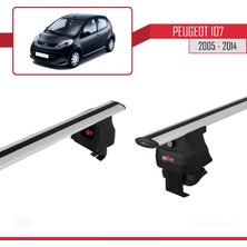 AccessoryPart Peugeot 107 2005-2014 Arası ile Uyumlu Ace-4 Ara Atkı Tavan Barı Gri