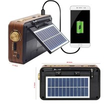 Cannavaro CM-320 Bt Nostaljik Solar Radyo,kitap Okuma Lambası+Usb+Tf+3band+Mp3 Çalar+Ve Müzik Kutusu