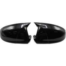 Oto Aksesuarcım Renault Clio 4 2012-2019 Batman Yarasa Ayna Kapağı Parlak Siyah