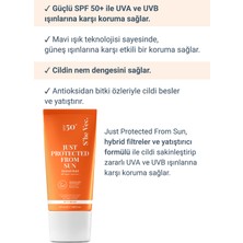 S'he Vec JUST PROTECTED FROM SUN - SPF50+ Leke Karşıtı Yüksek Korumalı Güneş Kremi | Tüm Cilt Tipleri 50ml