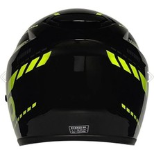 Motoanl Motosiklet Kaskı Ce Onaylı Full Face Abs Materıal Güneş Vizörlü Kask Fr 913 Evo Yellow