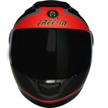 Motoanl Motosiklet Kaskı Ce Onaylı Full Face Abs Materıal Güneş Vizörlü Kask Fr 913