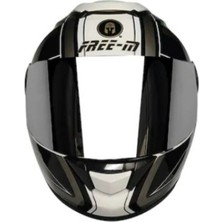 Motoanl Motosiklet Kaskı Ce Onaylı Full Face Abs Materıal Güneş Vizörlü Kask