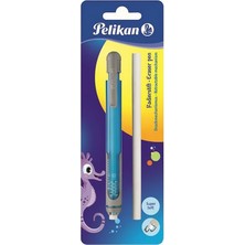 Pelikan Kalem Tipi Silgi Yedekli Blister Mavi