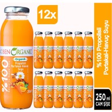 Ben Organic Propolisli Portakal ve Havuç Suyu 12 x 250 ml