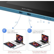 Xp-Pen ARTIST16 Bilgisayar Grafik Tableti 15.4 Inc - Mavi