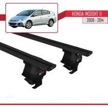 Apline Honda Insight Iı 2009-2014 Arası ile Uyumlu Ace-4 Ara Atkı Tavan Barı Siyah