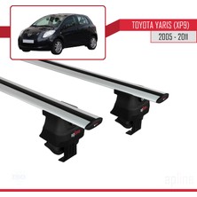 Apline Toyota Yaris / Vitz (Xp9) 2005-2011 Arası ile Uyumlu Ace-4 Ara Atkı Tavan Barı Gri