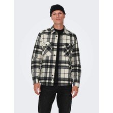 Only & Sons Erkek Dökümlü Yaka Gömlek - 22026313