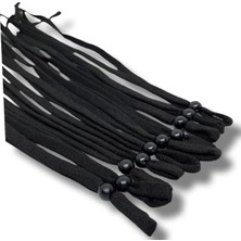 Funeyes Gözlük Ipi  Ayarlanabilir Siyah Gözlük Ipi 10 Lu