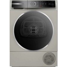 Bosch WQB245AXTR Serie 8 Isı Pompalı Kurutma Makinesi 9 kg Gümüş