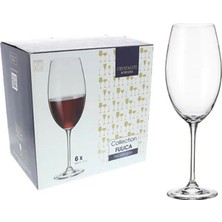 Bohemia Crystal Fulica Şarap Kadehi (Red Wine Glass) 640 ml - 6 Adet