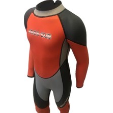 Free-Sub 3mm Çocuk Sörf Scuba Tüplü Dalış Elbisesi Wetsuit Red