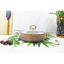 Evita Eco Gold Granit 26 cm Basık Tencere