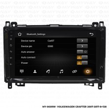 Myway Volkswagen Crafter Android 12 Multimedya Carplay 4gb RAM+64GB HDD 2007-2017 Navigasyon Ekran