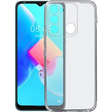 Cepustik Telefon Aksesuarları Tecno Spark 8c Kılıf Şeffaf Ince ve Esnek Süper Silikon Kılıf