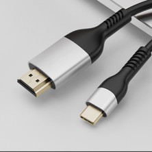 Space-M HDMI Kablosu 8k 60 Hz Görüntü Kalitesi Type-C To HDMI Kablo (1.8 Metre) QG06