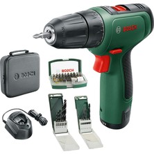 Bosch Akülü Delme / Vidalama Makinesi Easydrill 1200 (2.0 Ah Akü, 12 Volt Sistem, Delme ve Vidalama Uç Setleri, Yumuşak Çanta İçinde)