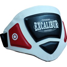 Excalibur Muaythai Bel Koruyucu Siyah Beyaz