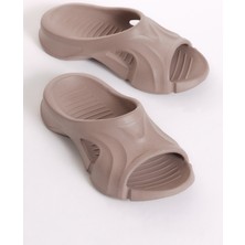 Tonny Black Unisex Vizon Desenli Kalın Tabanlı Eva Terlik