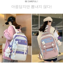 Love Home Schoolbag Kızlar Ilkokul Öğrencileri Üçüncü Ila Altıncı Sınıf Kızlar Sevimli Kampüs Sırt Çantası Orta Okul Öğrencileri Ortaokul Öğrencileri Sırt Çantası (Yurt Dışından)