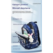 Love Home Yeni Ilkokul Öğrencisi Okul Çantası Kadın 1-3 Sınıf Sevimli Çocuk Okul Çantası Hafif Rahat Sırt Çantası (Yurt Dışından)